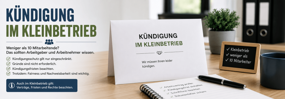 kuendigung-kleinbetrieb-anwalt Tipps vom Anwalt für Arbeitsrecht bei fristloser Kündigung des Arbeitsvertrages